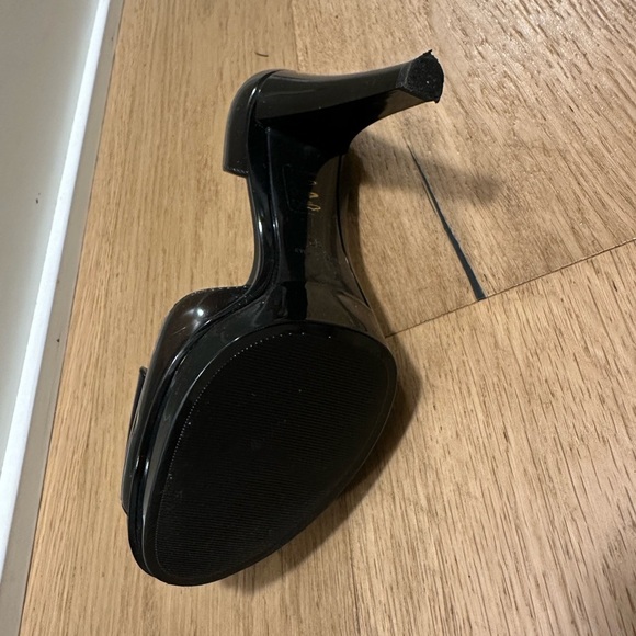 Furla Black High Heel with Bow Accent - Picture 4 of 4